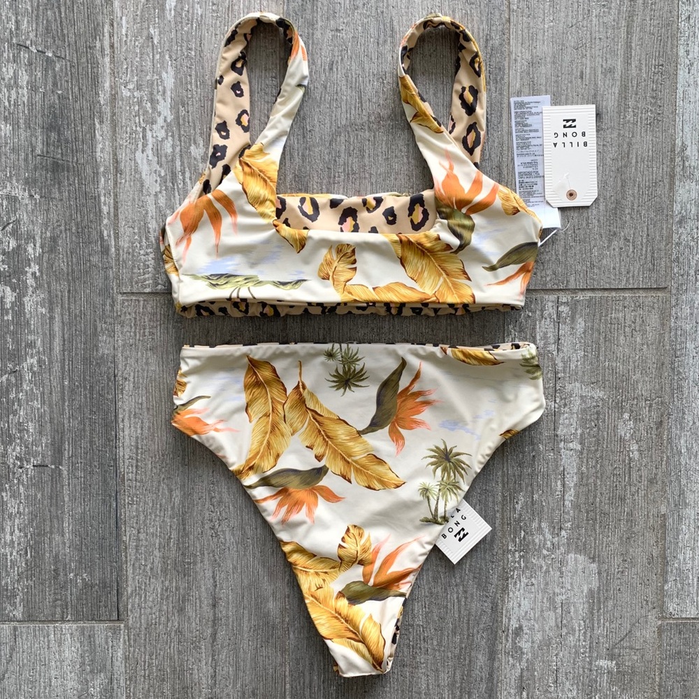 🔥🔥BILLABONG - REVERSIBLE SWEET SANDS BIKINI SET - Picture 10 of 10